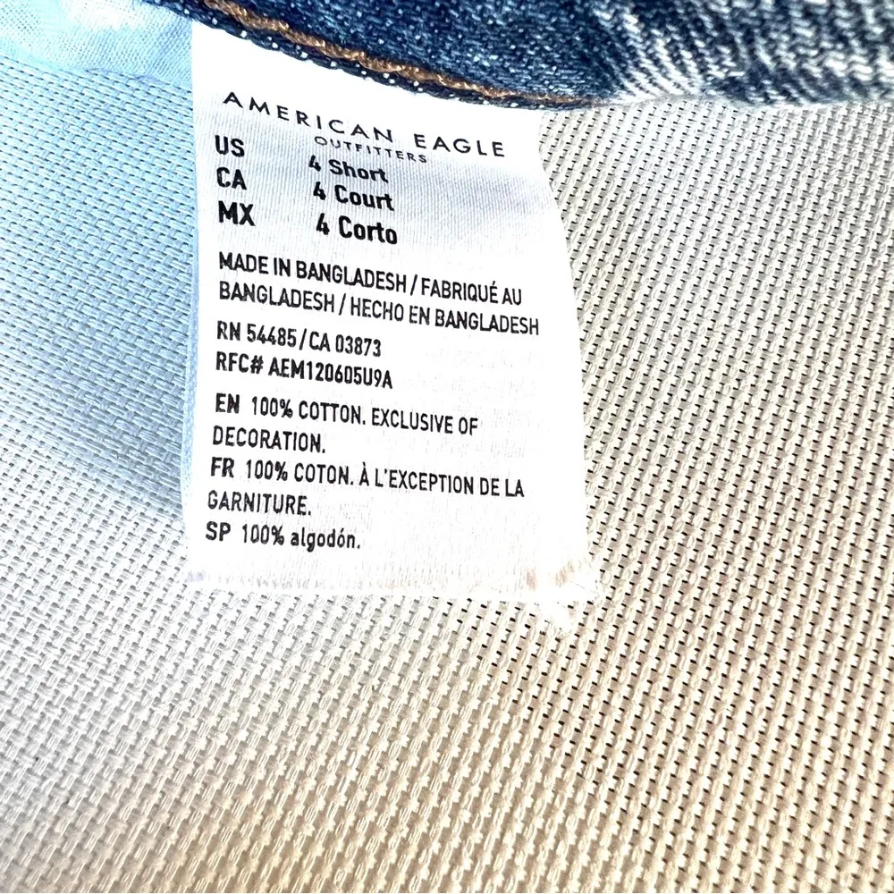 Mom Destroyed High Rise Denim Jeans - Image 12