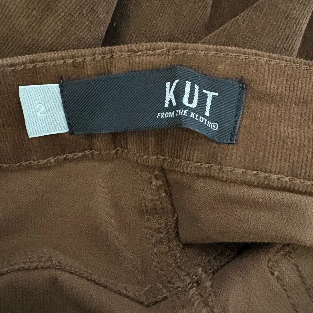 NWT Kut From The Kloth Diana Corduroy‎ Relaxed Fit Skinny Size 2 - Image 7