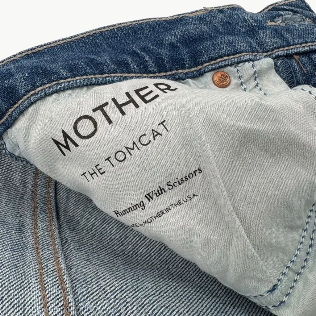 MOTHER Superior Jeans ‘The Tomcat’ in Running With Scissors | Sz 27 | Indigo - Image 5