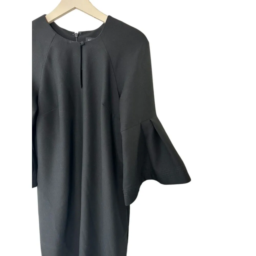 Banana Republic Petite Black Bell-Sleeve Shift Dress Women's Size 8P 8 Petite - Image 6