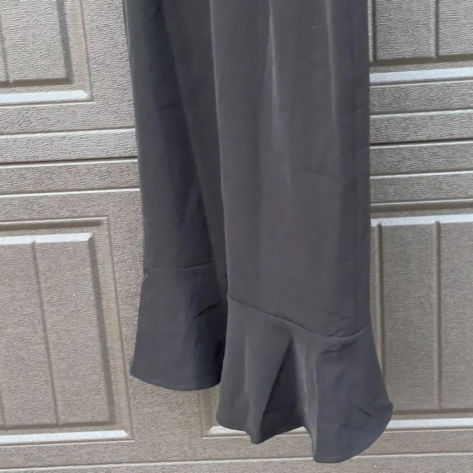 Bardot Kristen Peplum Cocktail Classic Black Spaghetti Strap Dress 12 - Image 8