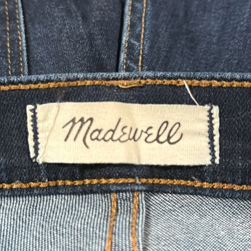 Madewell 9" Mid-Rise Skinny Jeans in Larkspur tencel stretch Denim Edition sz 27 - Image 10