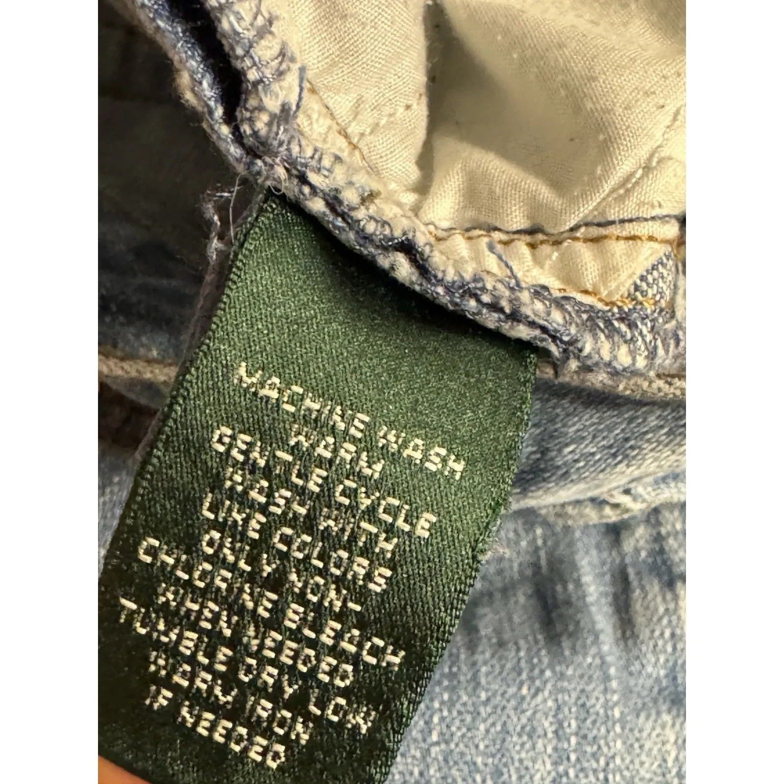 Lauren Jeans Co. By Ralph Lauren Bootcut Jeans Light Wash Mid Rise Size 6 Preppy Blue - Image 5