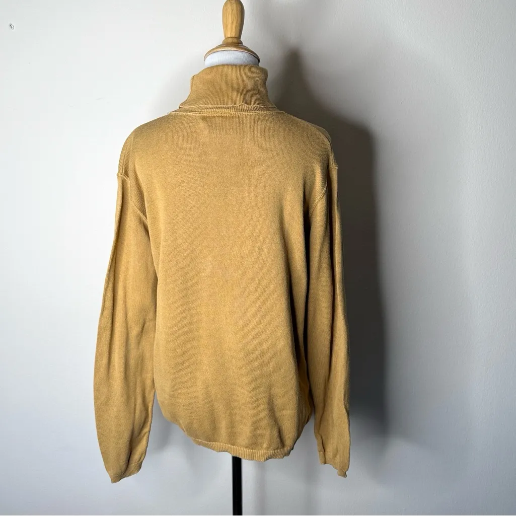 EXPRESS  Vintage Gold Turtleneck Sweater - Image 4