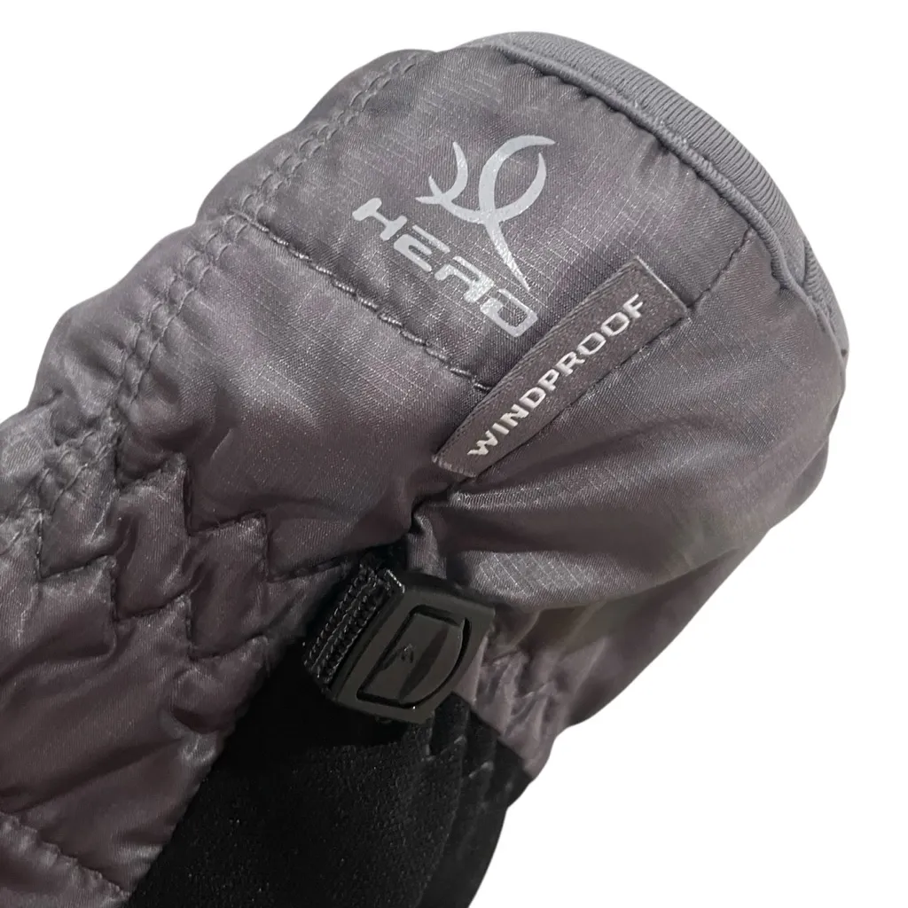 Head Windproof Insulated Gloves Gray Women’s Size Medium - Image 4