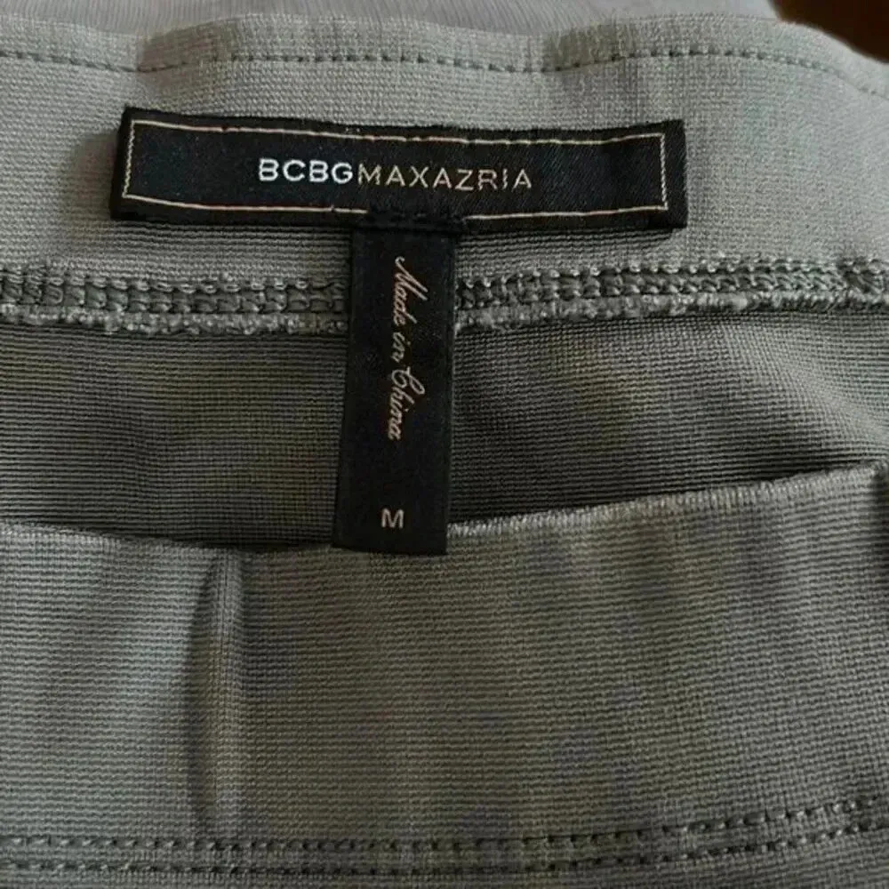 BCBG Maxazria Bondage Skirt Gray Size Medium - Image 2