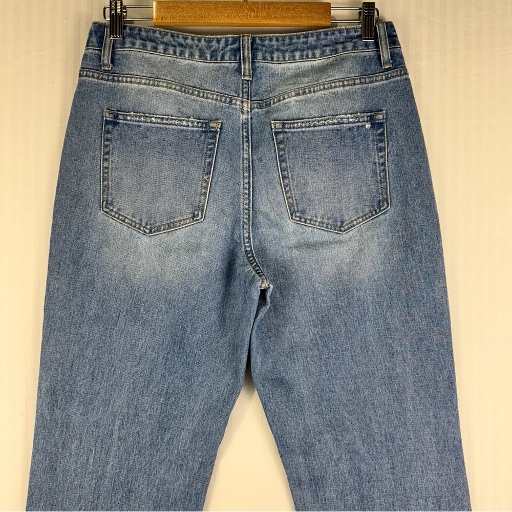 Mica Denim Distressed Super High Rise Relaxed Fit Blue Jeans Women’s Size 29 - Image 5