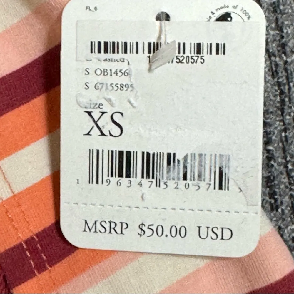 Free People Movement Hot Shot Stripe Print Shorts Size XS - Image 9