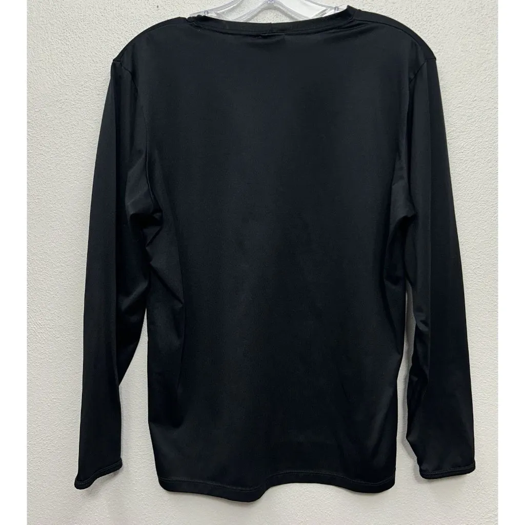 Patagonia Capilene Shirt Womens Medium Black Lightweight Base Layer Long Sleeve - Image 2