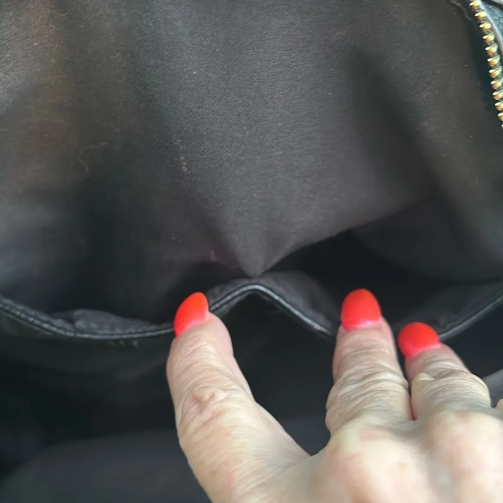 Mellow World Black Crossbody Bag with Geometric Pattern - Image 12