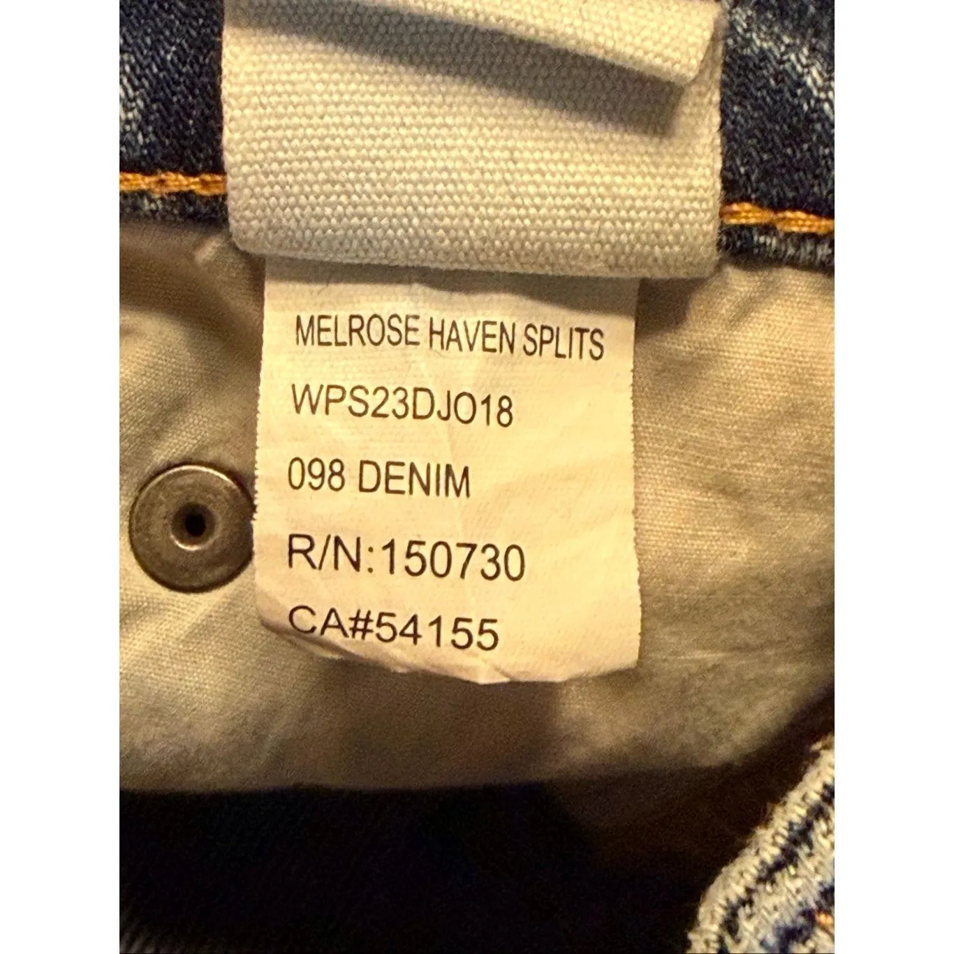 KSUBI Straight Leg High Rise Split Hem Medium Wash Denim Jeans Size 28 (6497) - Image 9