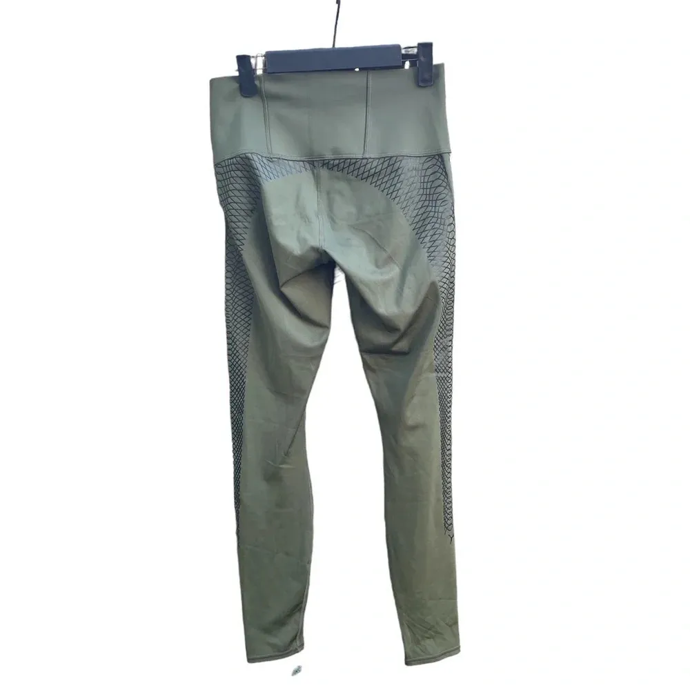 PUMA DRY CELL OLIVE GREEN ACTIVE LEGGINGS - Image 2