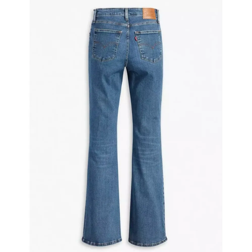 Levi's Premium 726 High Rise Flare Women's Jeans 30x32 lue Wave Mid Medium Wash - Image 6