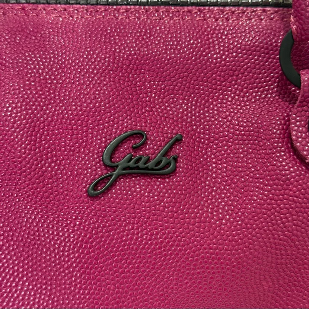 Gabs Italian Convertible Tote Bag G3 Plus Medium Cherry Pink Leather Chic Girly - Image 10