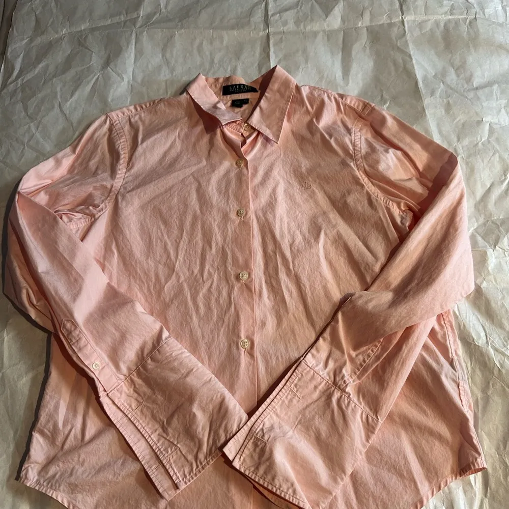 Lauren Ralph Lauren Light Pink Button-Up Shirt - Image 9