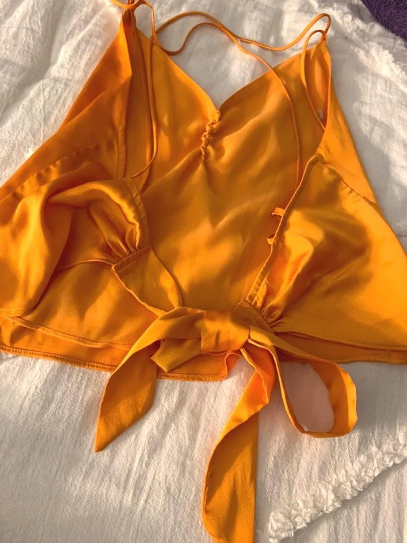 Satin Tie Back Cami - Image 4