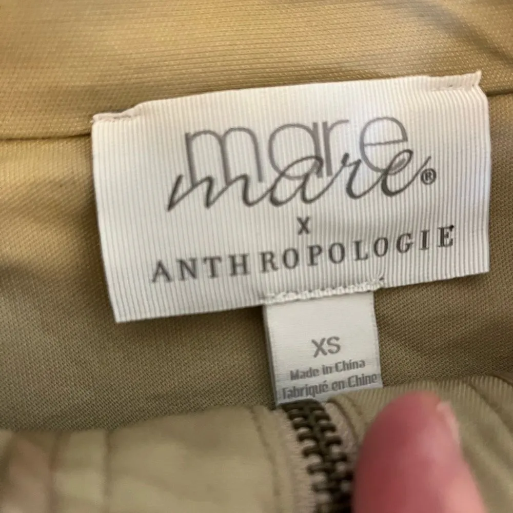 Anthropologie Mare X Women’s Puff sleeve utility jacket size XS - Image 5