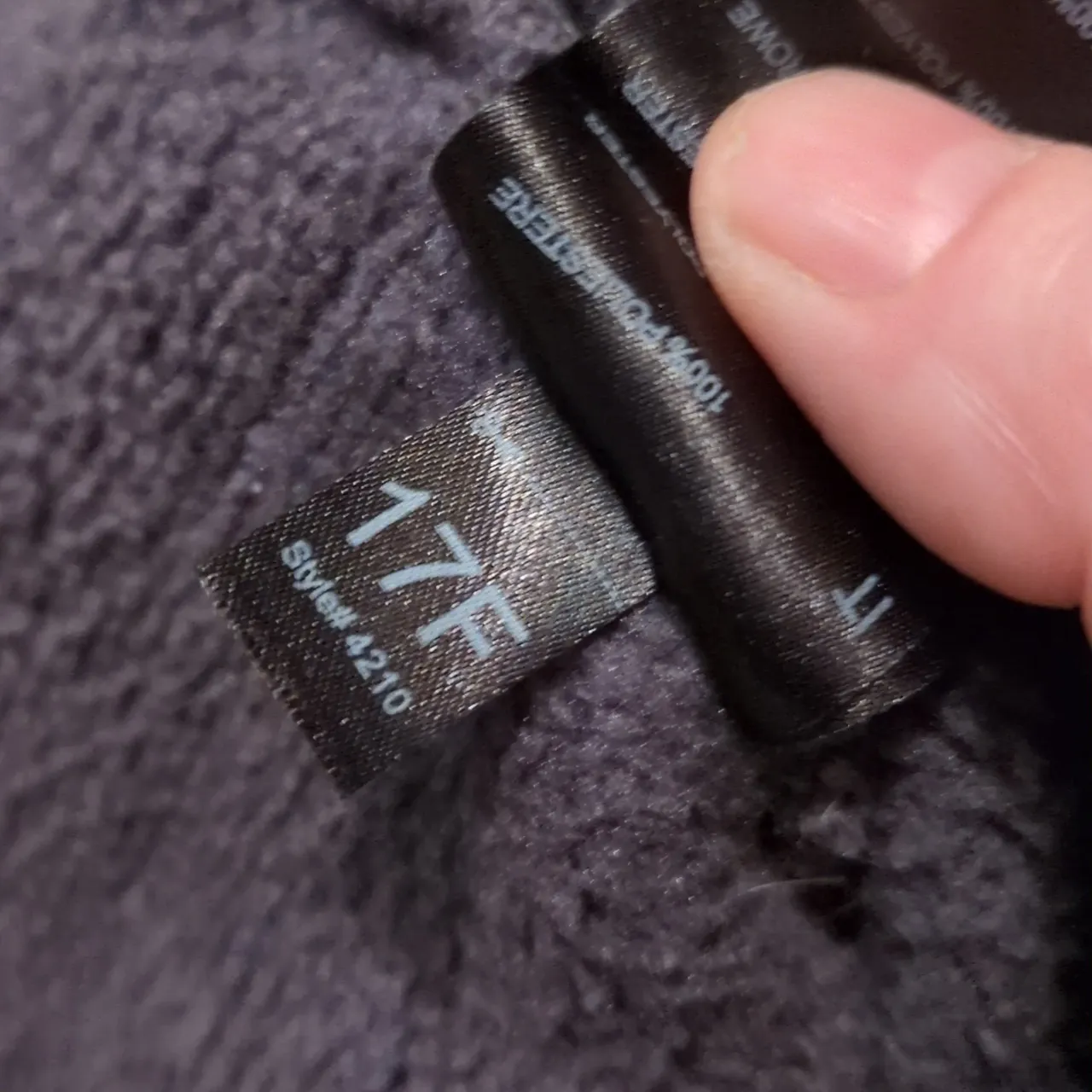 Kuhl Womens Alska Half Zip Fleece Pullover Dark Gray Sherpa Sz. Small - Image 8