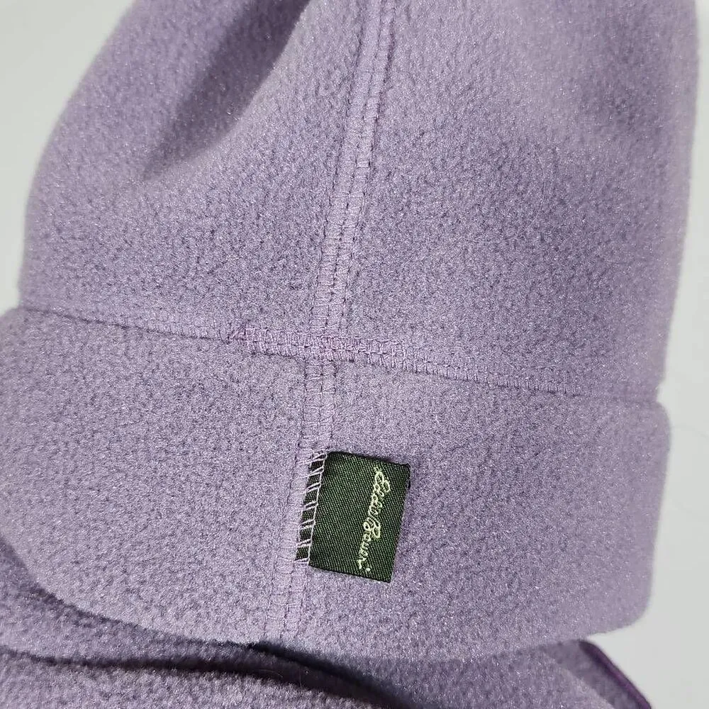 Eddie Bauer Purple Fleece Hat and Scarf Set One Size Eddie Bauer Purple Scarf - Image 6
