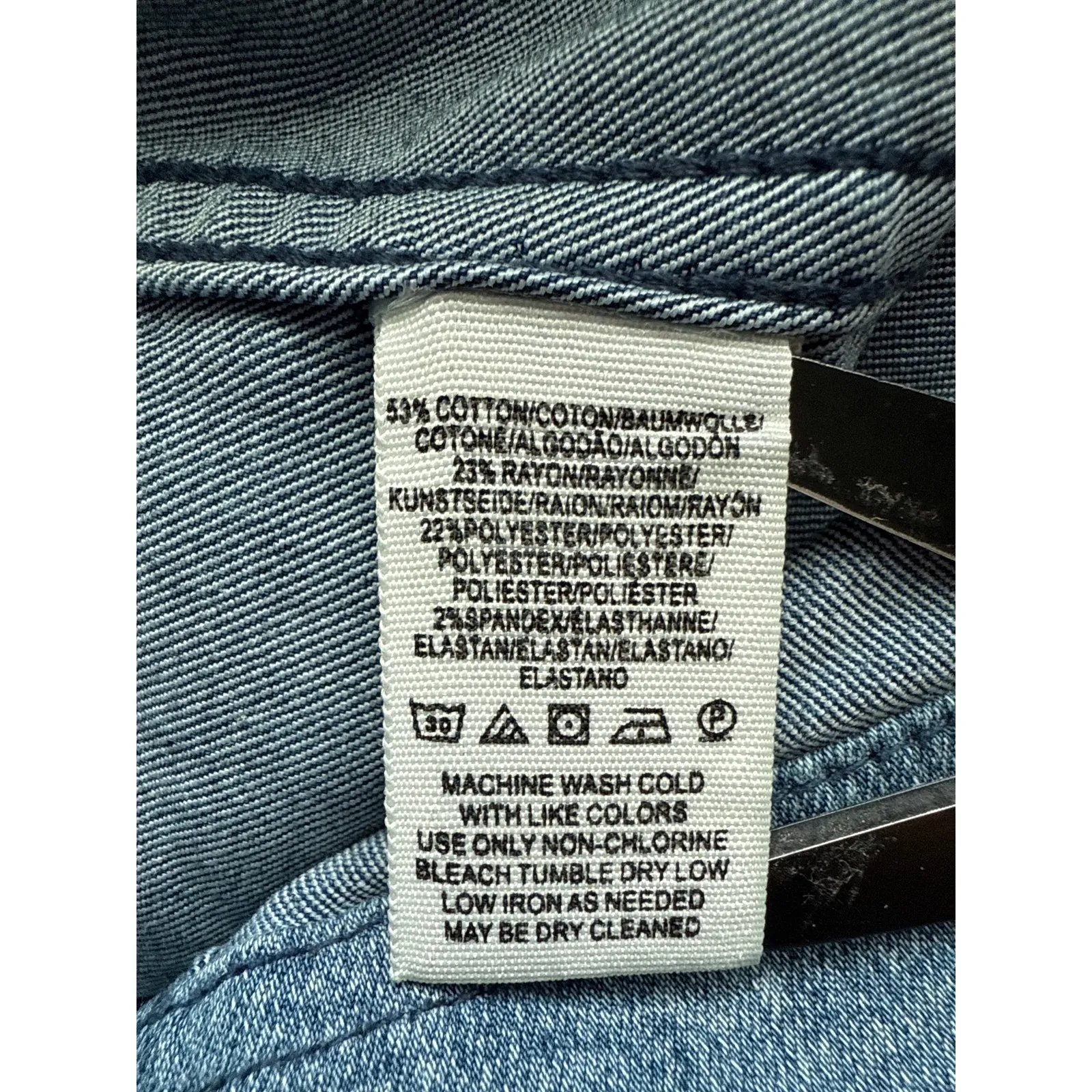 Free‎ People Modern Femme Color Block Unlined Mini Skirt Dark Blue Size 2 - Image 9