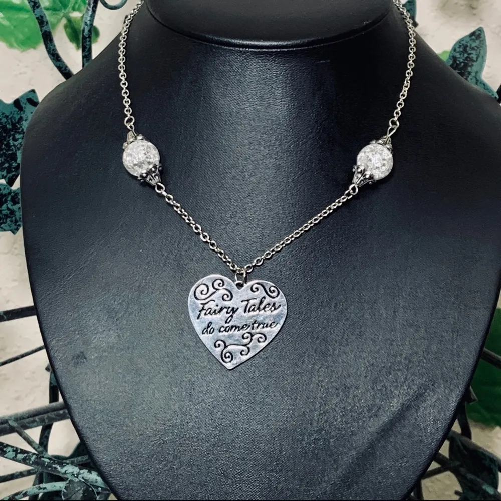 Fairytales Come True Heart Necklace New - Image 6