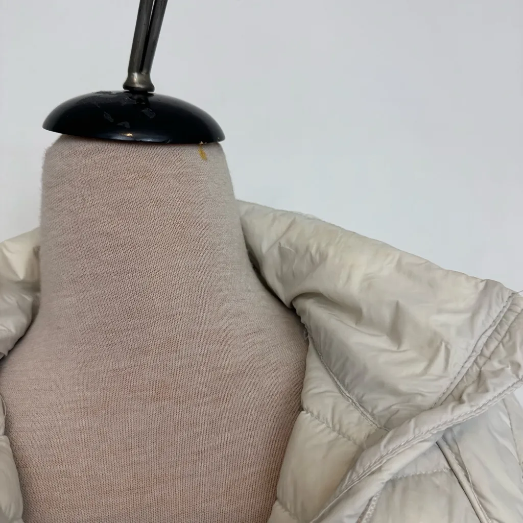 MICHAEL MICHAEL KORS Packable Down Puffer Jacket White Medium - Image 3