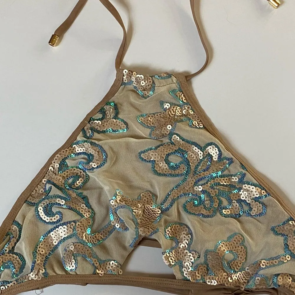 Beach Bunny Sequin‎ Bikini Top - Image 3