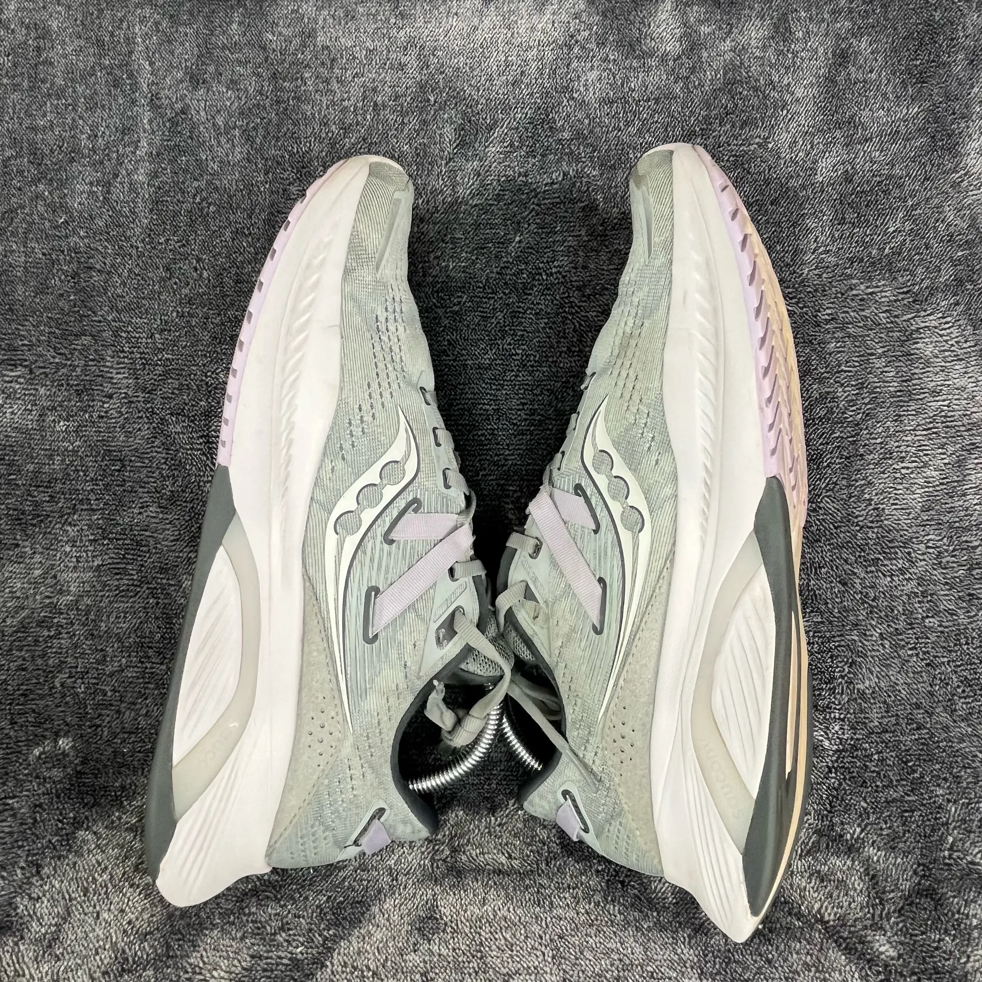 Saucony Womens Guide 16 Gray/purple Running Shoes Sneakers Size 10.5 - Image 7