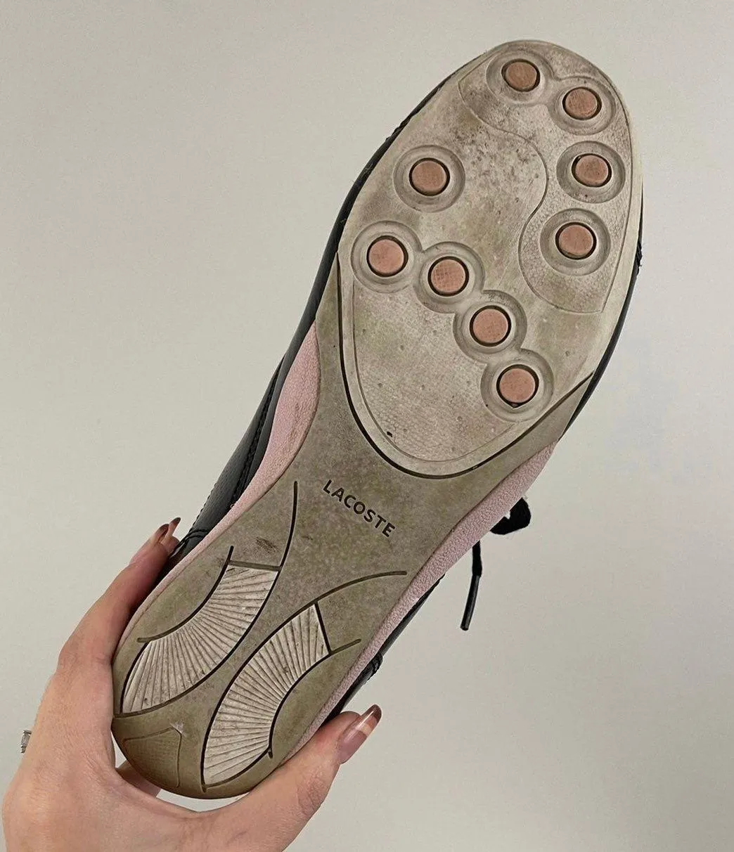 Black Pink Shua 2 Lace Leather Sneaker Shoes - Image 10