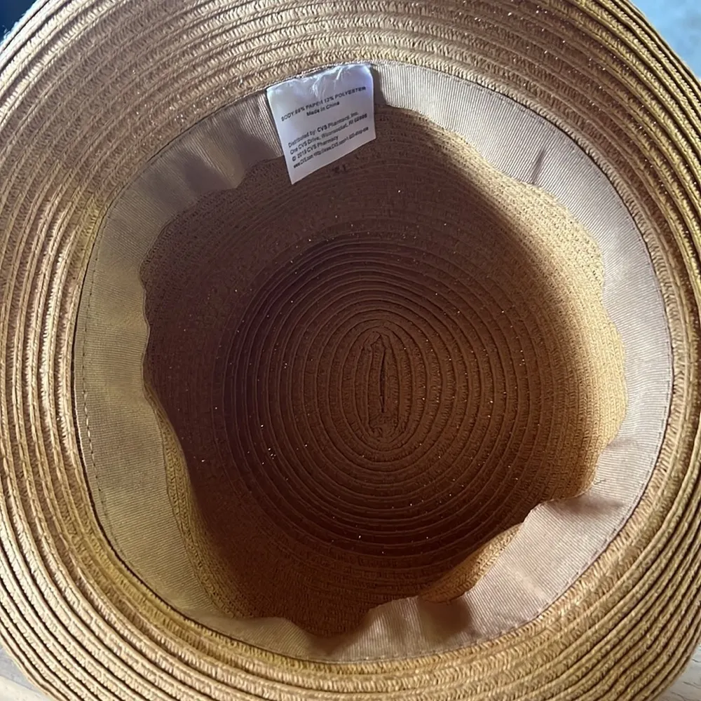 CVS Paper Blend Brimmed Bucket Hat OS Tan - Image 4