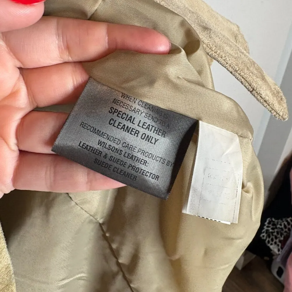 Vtg Wilson's Leather Y2K suede leather jacket - Image 4