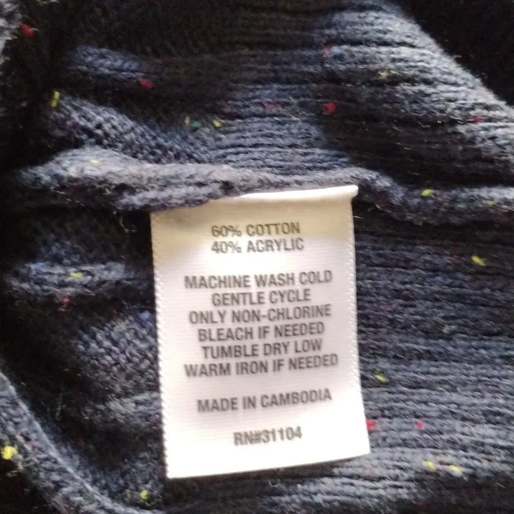 Kim Rogers Speckled Cable Knit Sweater SIZE 2X - Image 5