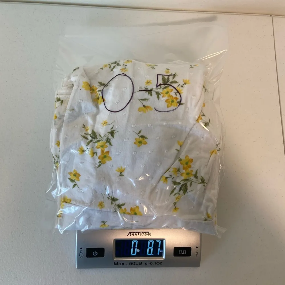 EUC Ruby Rox junior’s white yellow floral lined embroidered dot minidress size 5 - Image 8