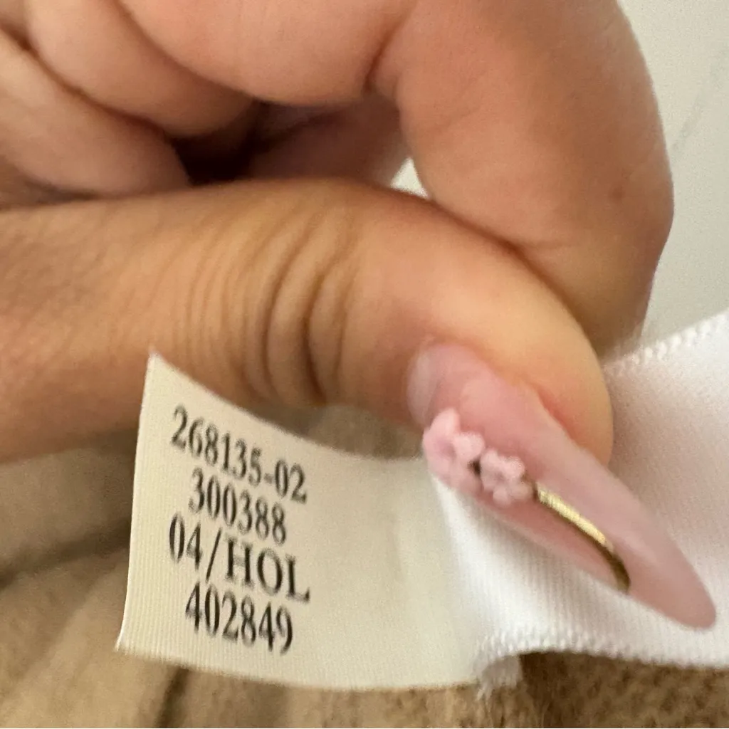 Banana Republic Angora Rabbit Hair Cardigan Camel Beige Size MP Petite - Image 8