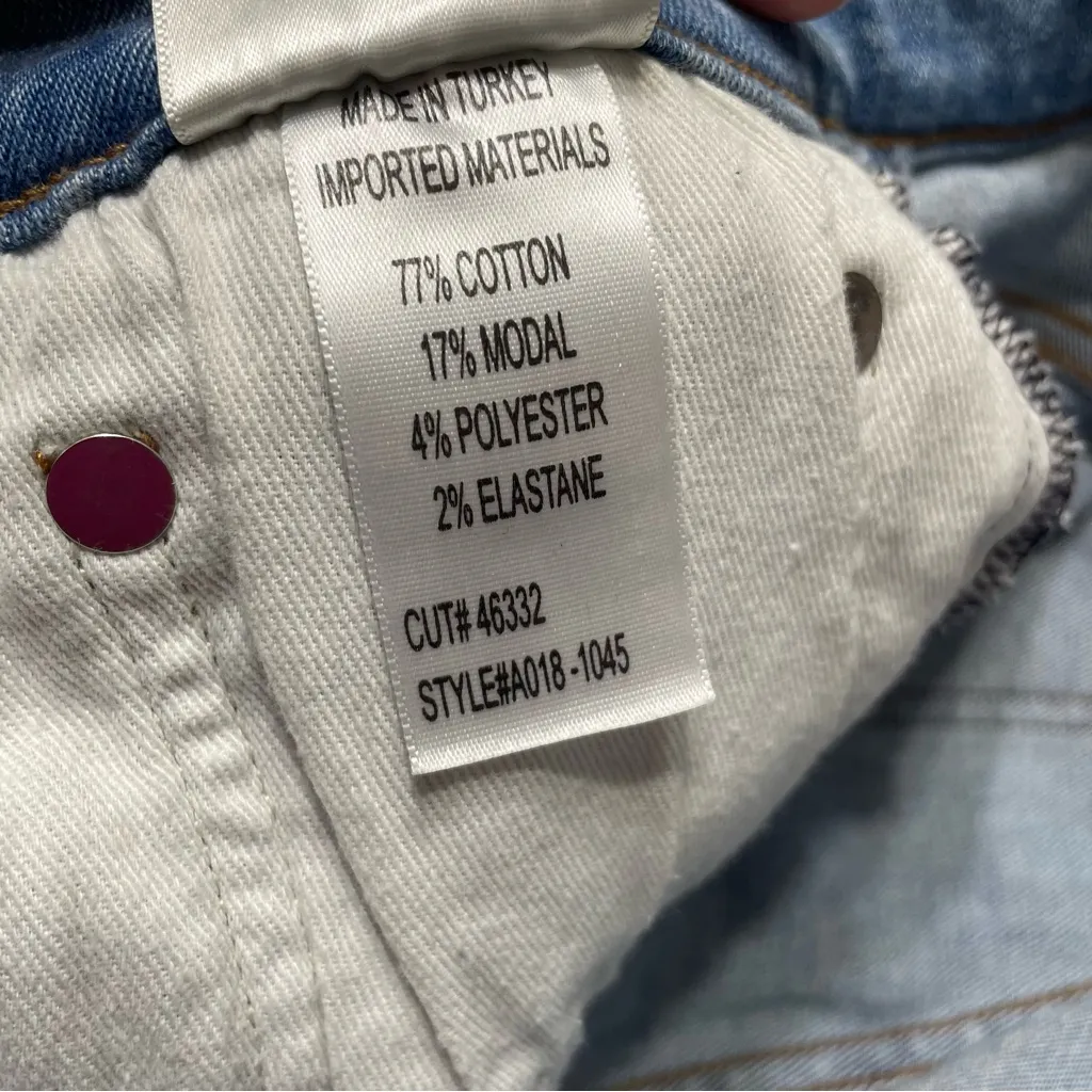 Agolde Sophie Crop High Rise‎ Skinny Jean Womens 29 A018-1045 Light Wash - Image 6