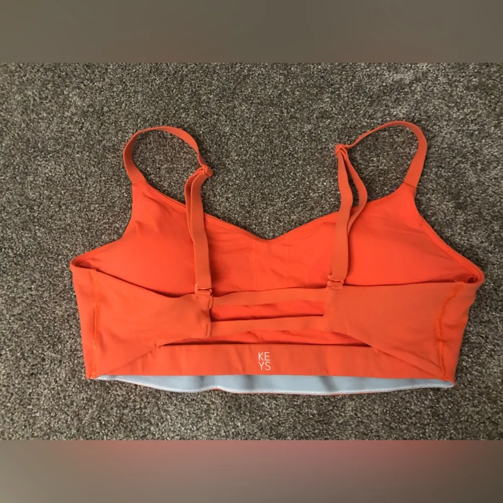 Athleta  x Alicia Keys Elation Athletic Sports Bra in Jewel Orange Size Medium - Image 6