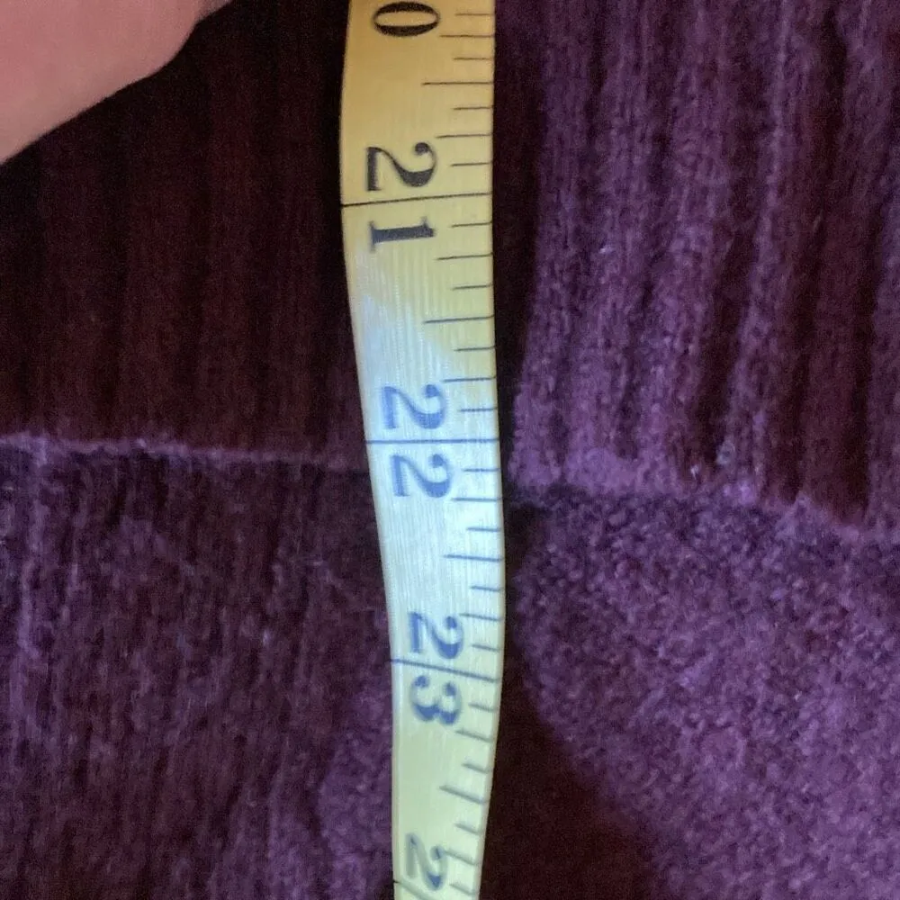 Halogen  Burgundy Turtleneck Wool Blend Sweater Size Small‎ (M1) - Image 9