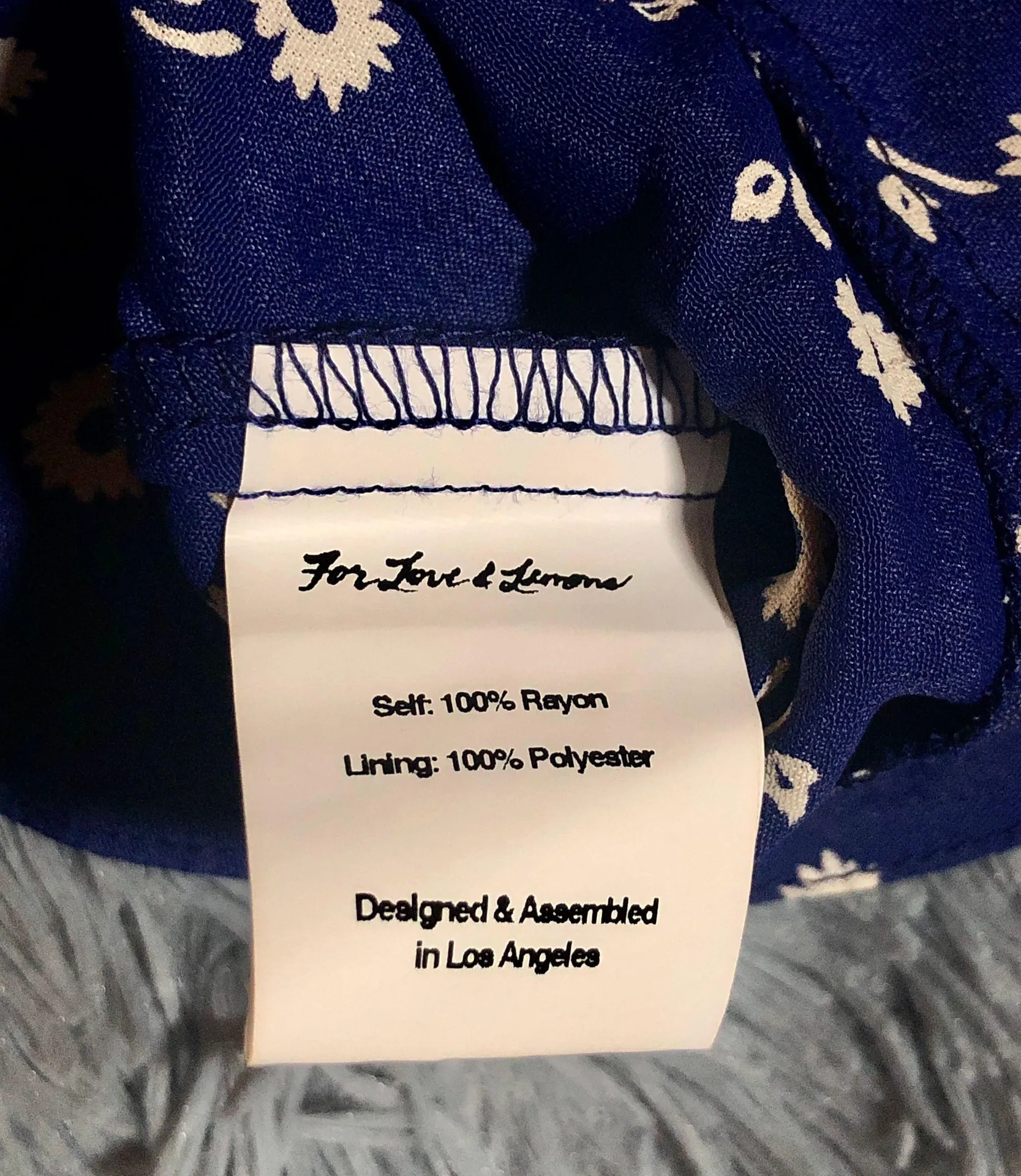 Blue Floral Romper - Image 6