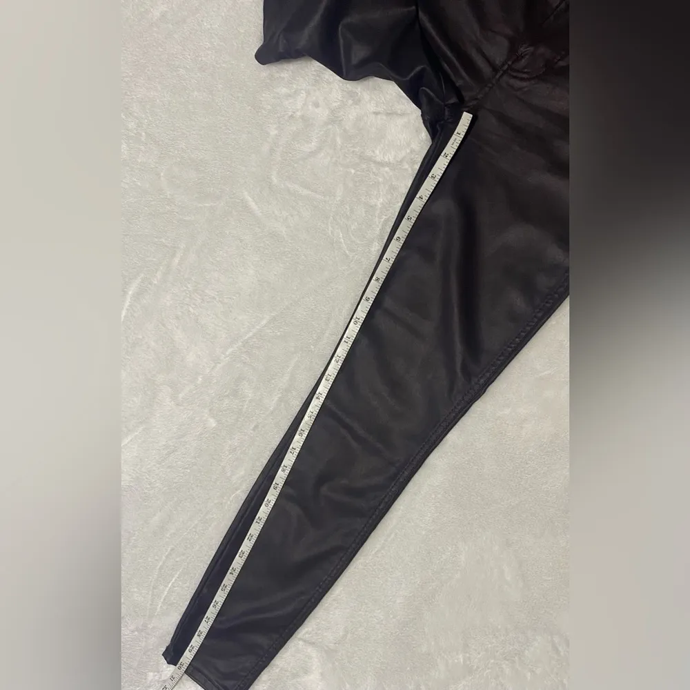 Wine Mia Coated Hi-Rise Fab AB Toothpick Skinny Pant. - Image 13