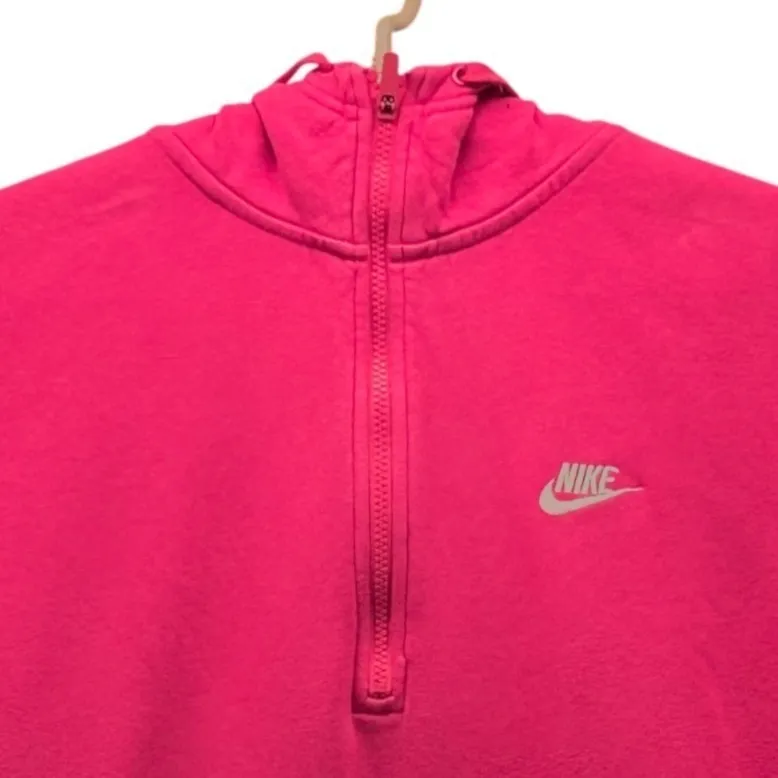 Nike Fleece Lined Hoodie Pink XXL - Image 3