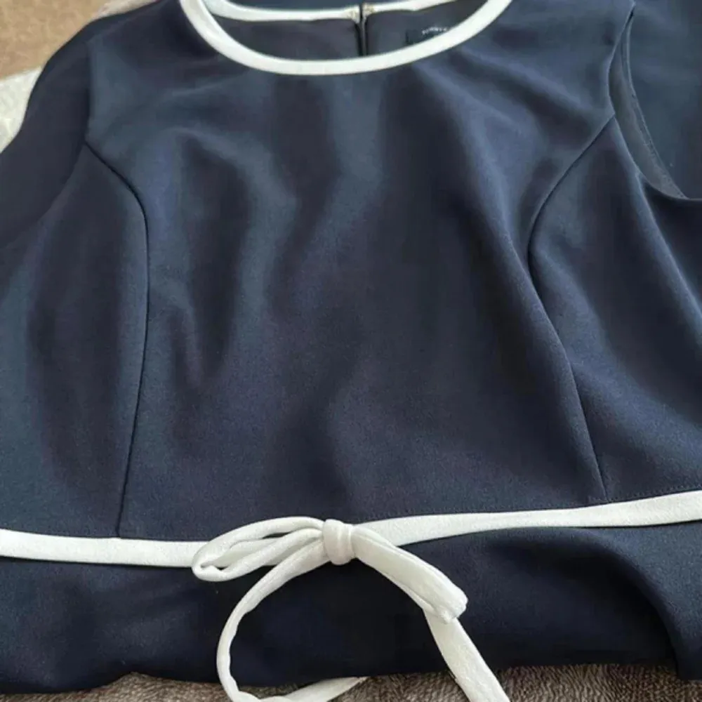 Tommy Hilfiger A Line Fit and Flare Blue‎ Dress Size 10 Blue Size M - Image 4