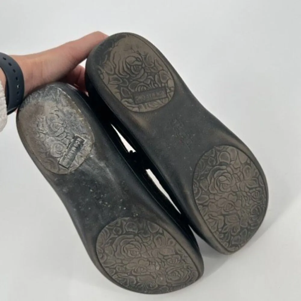 Alegria Women's Kar-468X Snakeskin Leather Oceanic Clog Shoes Black Blue Size 43 - Image 9