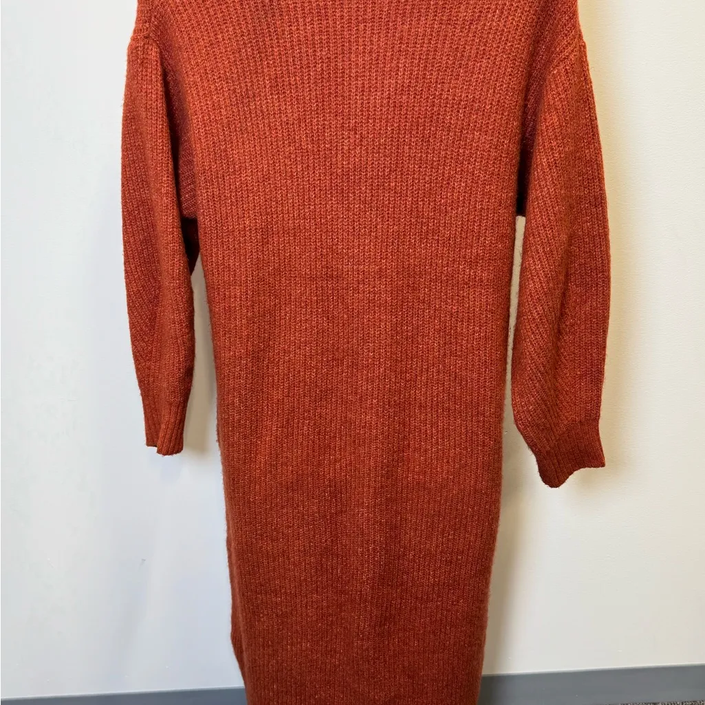 Plus Size Future Collective x Reese Blutstein Sweater Dress – XXL Orange - Image 4
