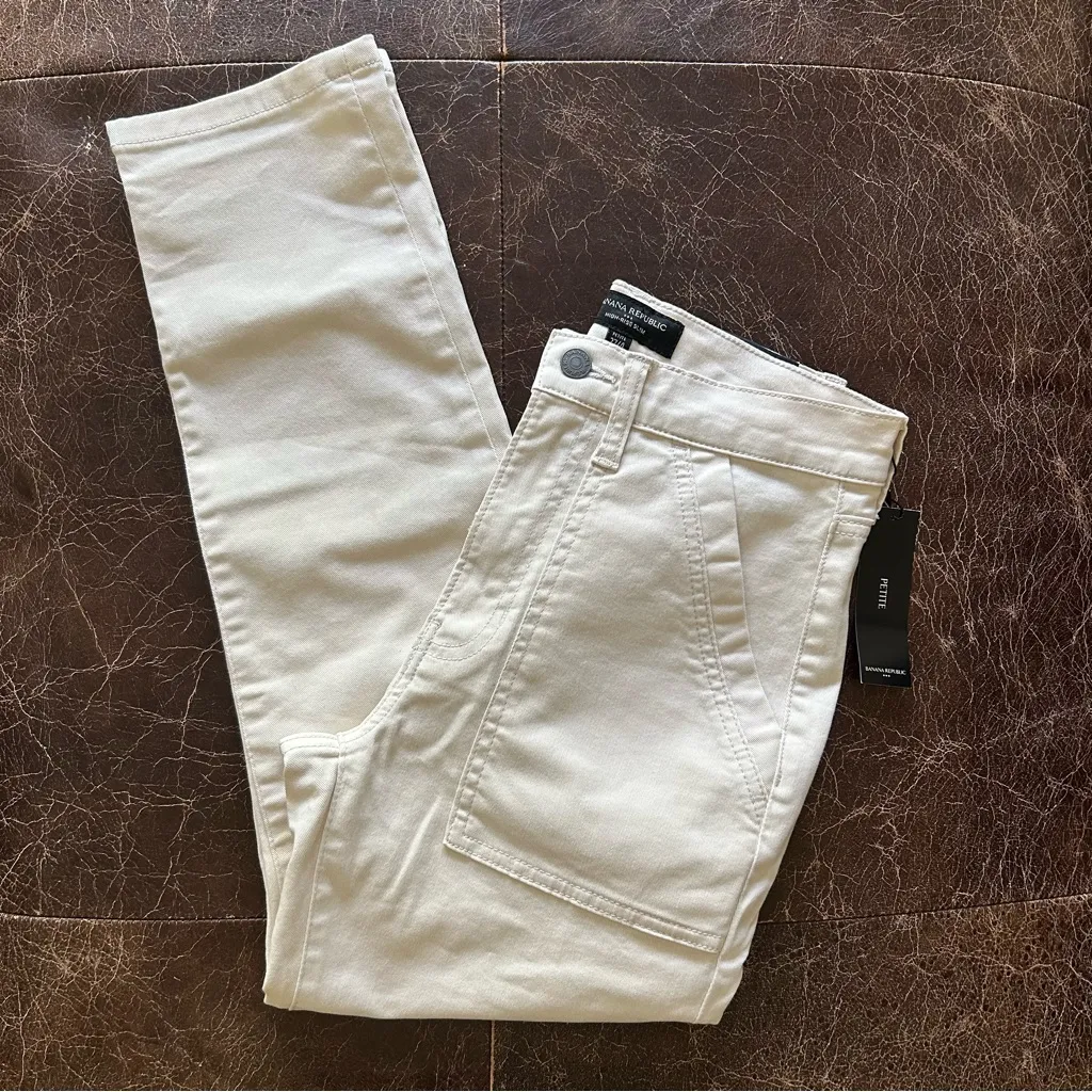 Banana Republic Slim High Rise Cargo Ankle Pant - Image 9