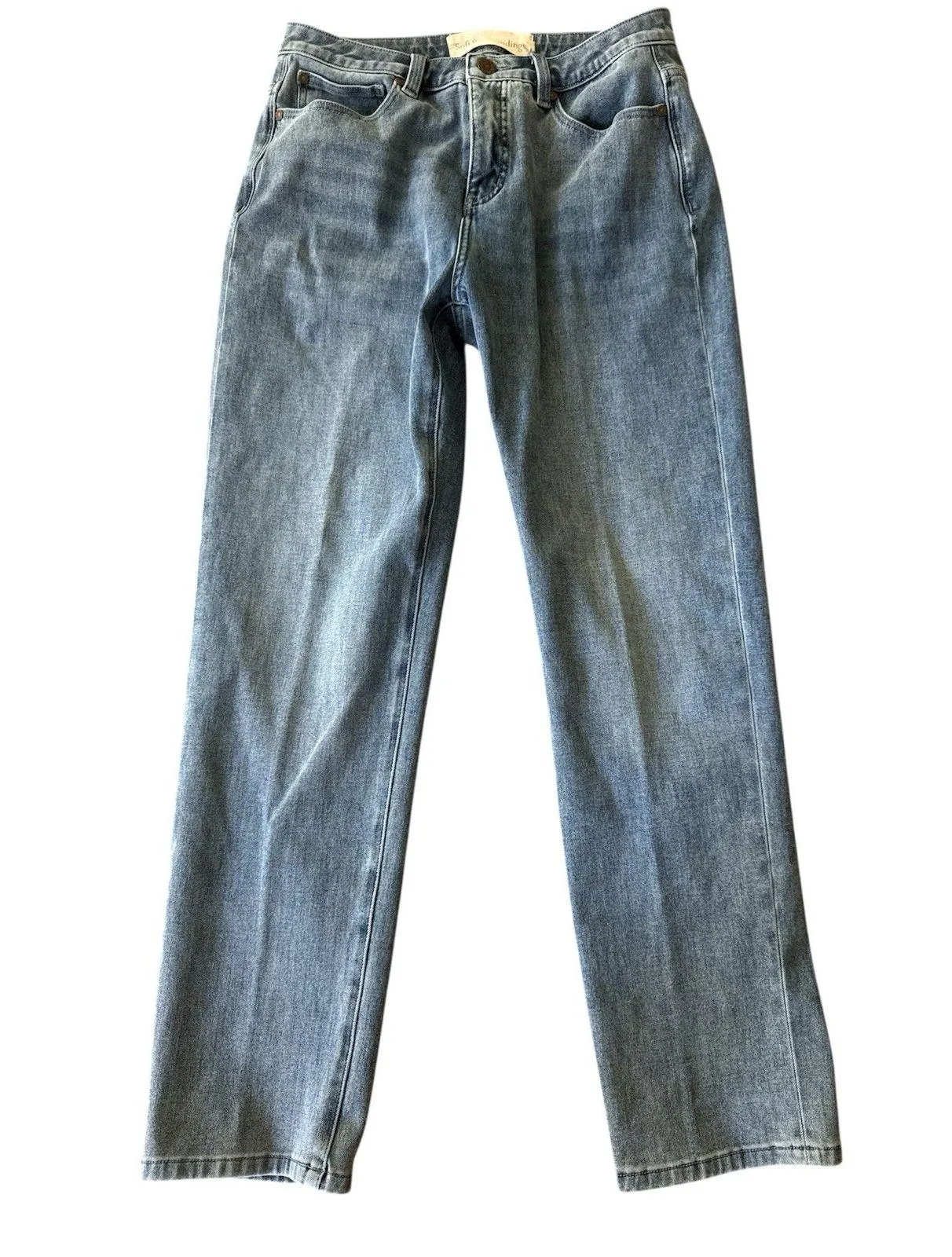 Soft Surroundings Womens The Ultimate Girlfriend Jean 8 Blue Medium Wash Stretch - Image 1