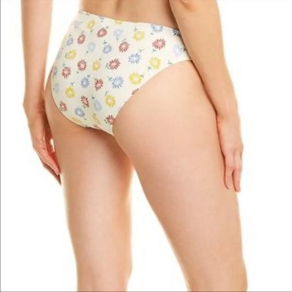 Madewell Second Wave Sunny Floral Bikini Bottoms L - Image 2