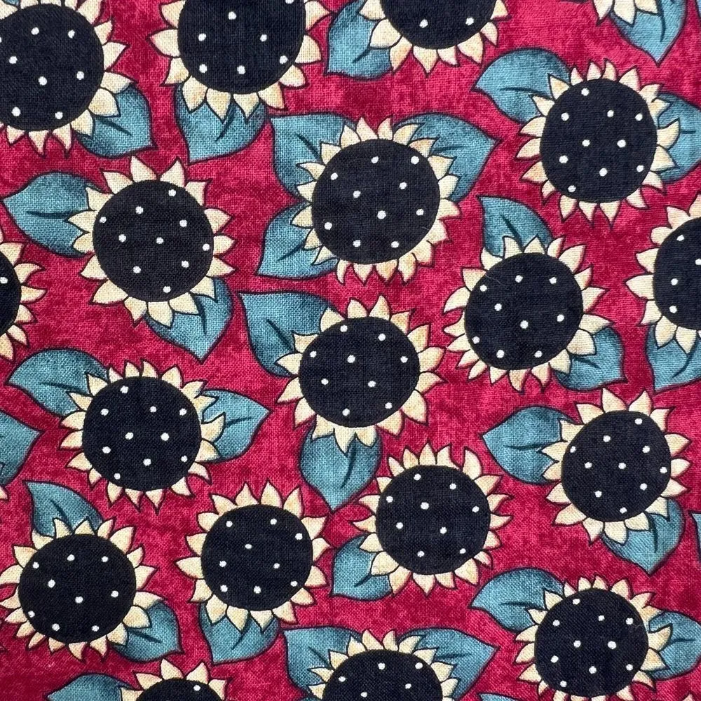 80s 90s Style Tote Shoulder Weekender Library Bag Cotton Floral Botanical Print - Image 4