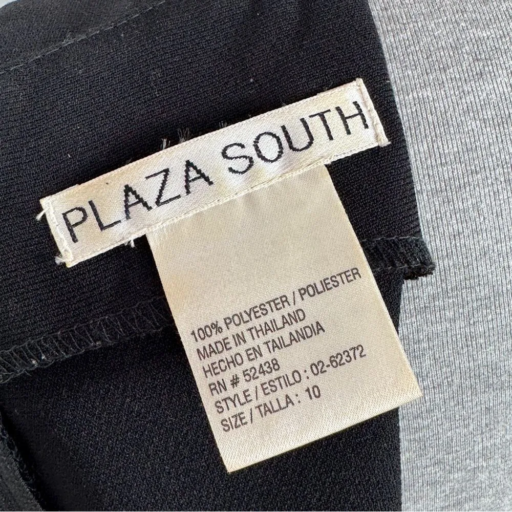 Plaza South Sleeveless Sheath Dress‎ Black Size 10 Career Office - Image 9