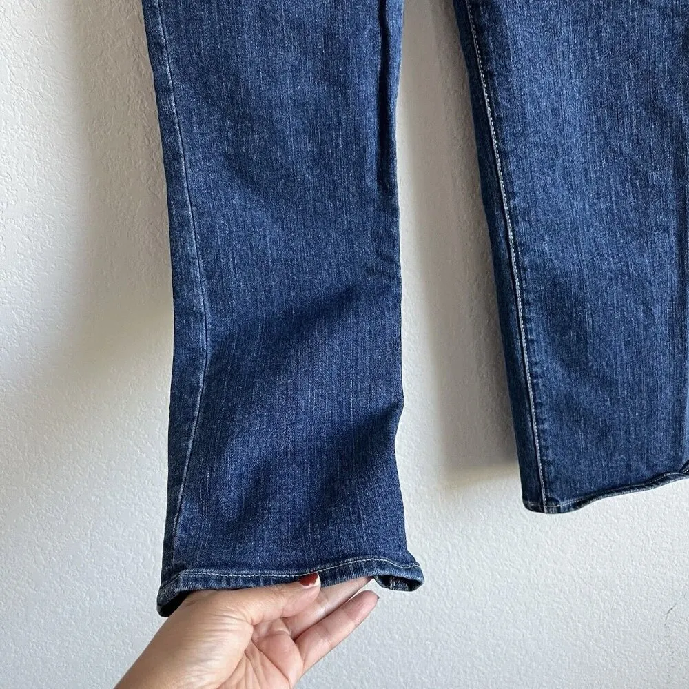 Madewell Slim Demi-Boot Jeans Women's Size 27 Medium Wash High-Rise Style #MB917 - Image 7