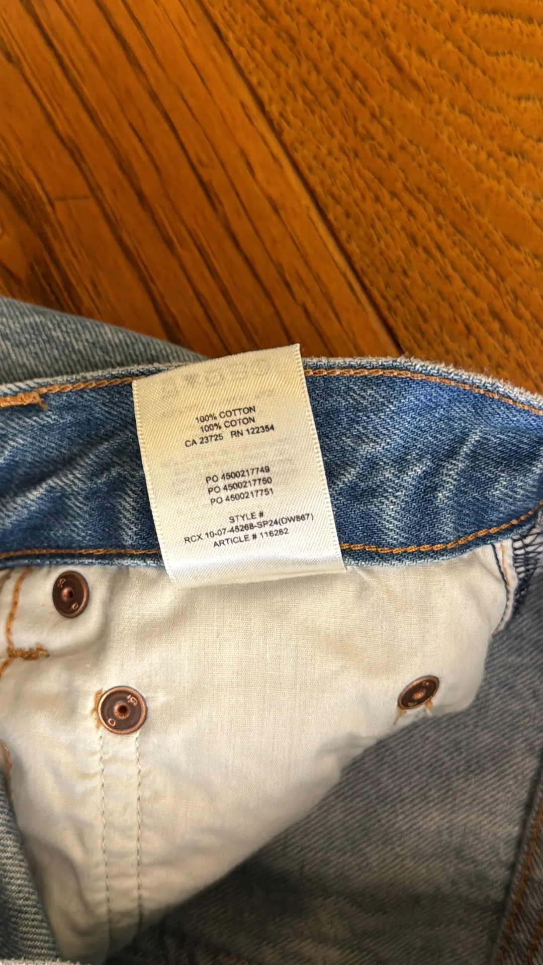 Aritzia Denim Forum Jean Pencil Skirt Knee-Length   - Image 8